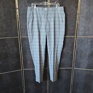 Sean John Gray Plaid Dress Pants